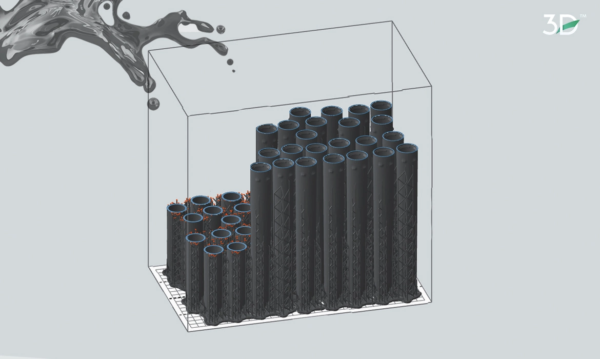 Manufactura Aditiva en México, Optimización del acomodo de piezas en 3D para reducir tiempos de fabricación utilizando el software PreForm de Formlabs